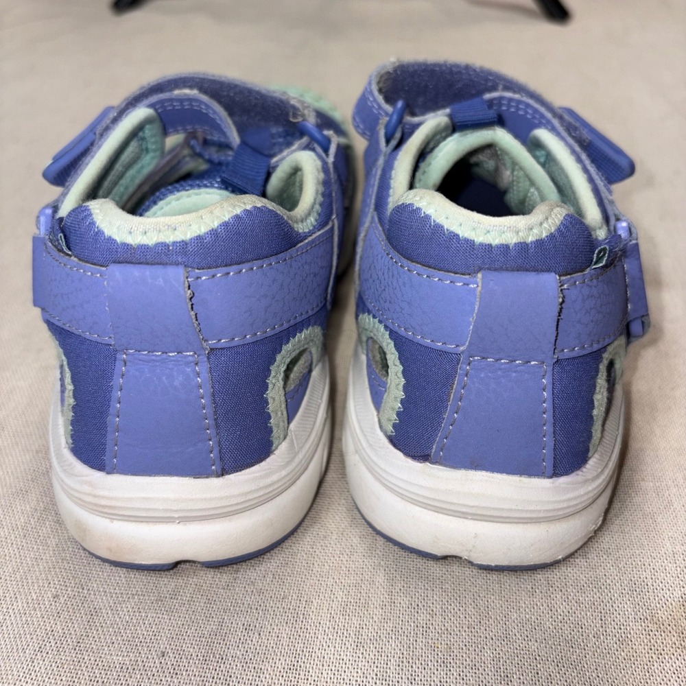 Stride Rite Made2Play Nesta Kids Sneakers Purple Blue Mint Green Size 1.5M Girls - Picture 4 of 7